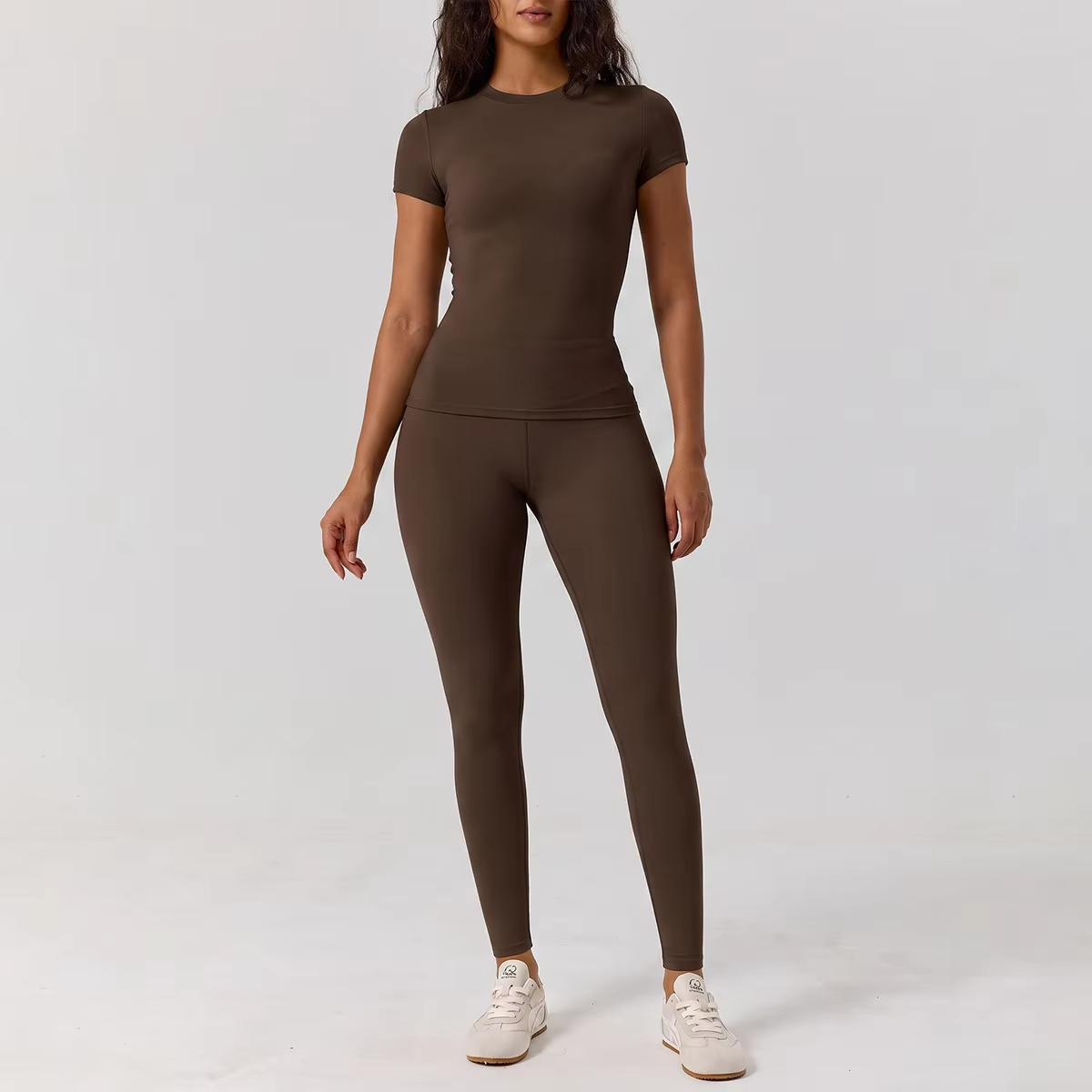 Pantalon manches courtes noir curry