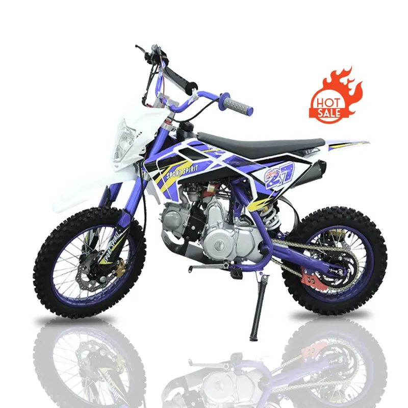 2024 motocicleta barata Novo design 110cc 125cc big wheel dirt bike para adulto ou criança