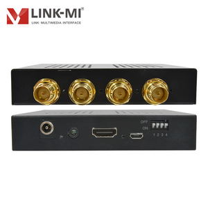 12G-SDI to <strong>HDMI</strong> Converter 4K60Hz, 18G, With Audio Extract to Analog <strong>Output</strong> DIP <strong>Switch</strong> Control 4ch 3G-SDI Converter