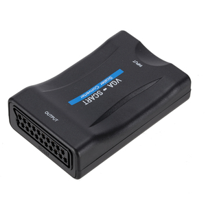Computadora de señal VGA a SCART interfaz de señal de TV transmisor y receptor scart a vga convertidor de vídeo - Product Image 4