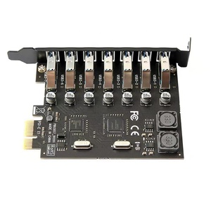 7-port <strong>PCI</strong>-E Computer Adapter Card To USB3.0 expansion Board PCIe x1 controller converter for Desktop - Product Image 4