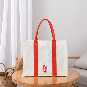 Oem & ODM tùy chỉnh in Canvas Tote túi lớn tái sử dụng vải tùy chỉnh mua sắm túi thấp moq tùy chỉnh túi vải - Product Image 1