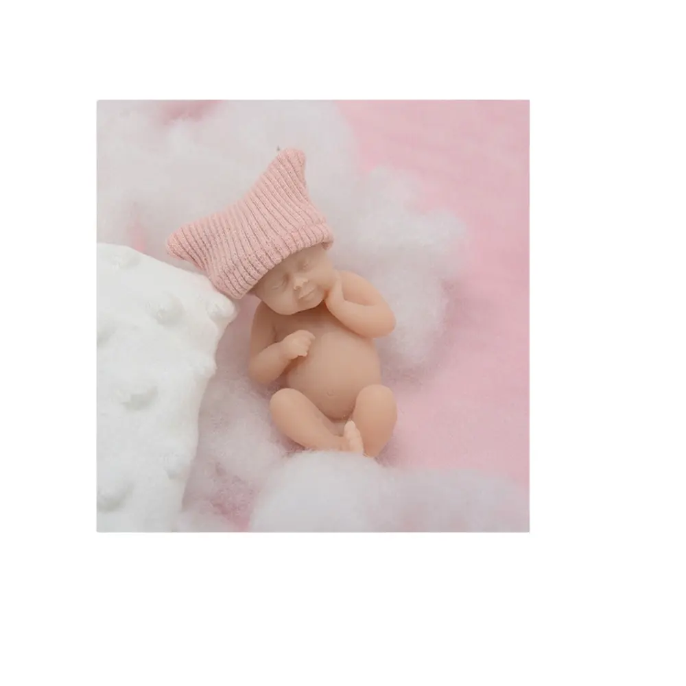 Tutte le bambole Reborn Baby Doll in Silicone morbido all'ingrosso Custom Mini bambole in Silicone pieno da 4 pollici