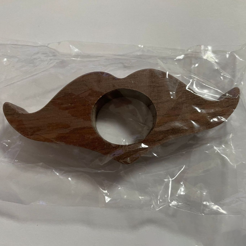 Brown mustache