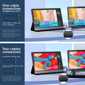 KOORUI-nuevo Ordenador de pantalla táctil para juegos de 15,6 pulgadas 1080P 2K 4K 144HZ IPS portátil PC LCD monitores portátiles ultrafinos - Product Image 4