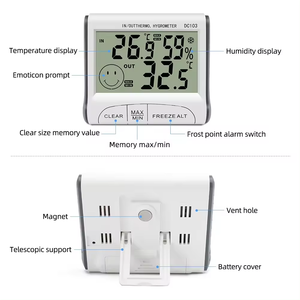 Termómetro de lectura instantánea digital Temperatura Humedad Prueba Monitor doméstico - Product Image 3