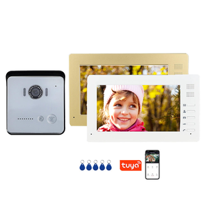 TCP/IP Night Vision Door Phone Video <strong>Intercom</strong> <strong>System</strong> 7 Inch Screen Home Video <strong>Intercom</strong> for Villa - Product Image 1