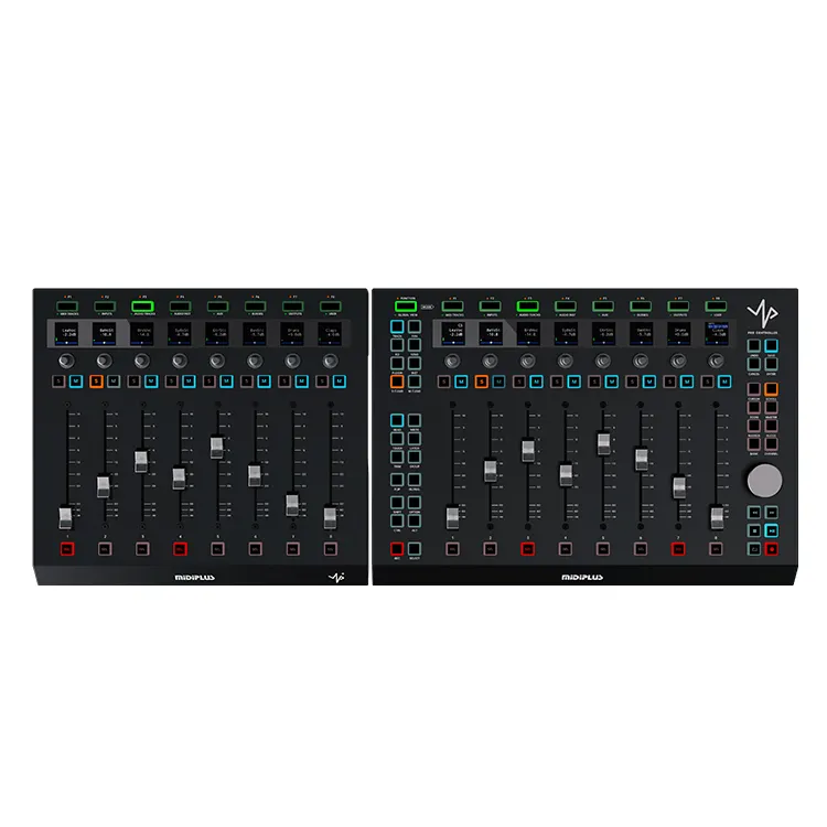 Midiplus Up + Tactile động cơ Faders tám kênh sequencer Mixer kiểm soát Mixer Midi điều khiển lên máy chủ DAW điều khiển