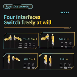 קנל חם מכירה 4 ב 1 כבל אבץ <span class=keywords><strong>usb</strong></span> כבל 2a pd 6w 6w רב-פונקציה <span class=keywords><strong>USB</strong></span> כבל טעינה מהיר <span class=keywords><strong>USB</strong></span> עבור מטען מטען <span class=keywords><strong>iphone</strong></span>