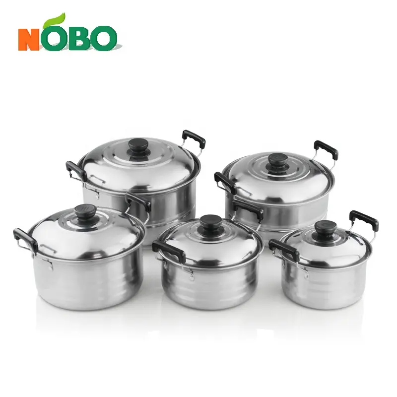 Vaso de cozinha multifuncional, 10 peças de aço inoxidável com preço barato