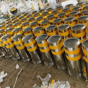 KAIPENG Marke Edelstahl Wasserdichte Warn säule Straßen pfahl Reflektierende Barrikade Beweglich Abnehmbar Fest Tragbar - Product Image 4