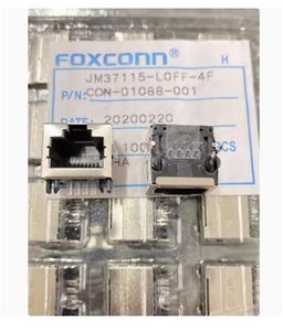Conector de puerto de red Foxconn RJ45-Salida de entrada de ángulo recto 8P8C sin clip de resorte de tira de luz - Product Image 2