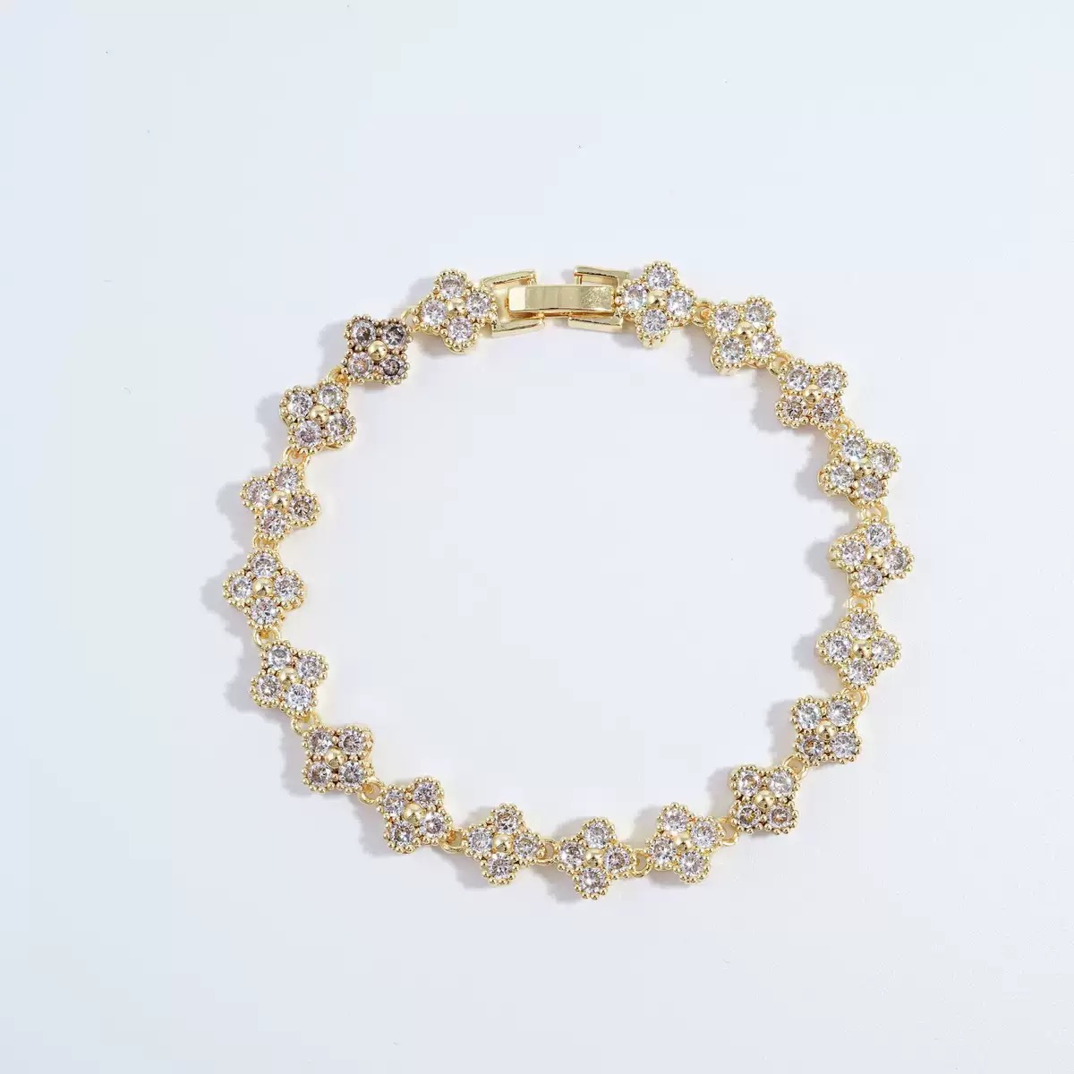 Diamant blanc doré