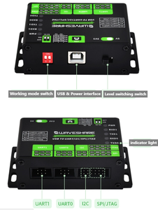 Lager USB zu UART/I2C/SPI/JTAG Konverter Serielles Anschluss modul USB zu JTAG Downloader Serielles Kommunikation modul Konverter modul - Product Image 5