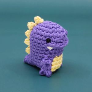 DIY Crochet <strong>Kit</strong> for Beginners Tyrannosaurus Rex Dinosaur Amigurumi T-Rex BEGINNER to Advanced Crochet Tutorial and <strong>Pattern</strong> - Product Image 2