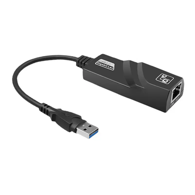 Adaptador con cable USB 3,0 a Rj45 Lan Ethernet Cable de red de 10/100Mbps para Xiaomi Mi Box PC Windows 10 Tarjeta de red USB 3,0