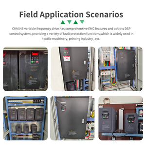 CKMINE 160kW可変周波数スピードドライブ300A 3相380V 400V AC VFD VSDインバーター215HPモーターコンプレッサーCNCマシン用 - Product Image 5