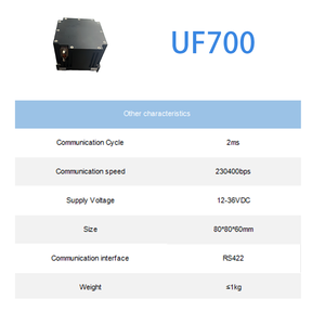 Giroscopio de fibra óptica y acelerómetro MEMS combinado IMU, velocidad angular de ± 360 °/s, aceleración de ± 50g, salida de 200Hz - Product Image 3