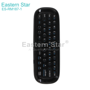 Mini klavye ile hava fare W1 için ES-RM187-1 yüksek kalite fabrika fiyat akıllı TV uzaktan kumanda 2.4G kablosuz Fly uzaktan - Product Image 3