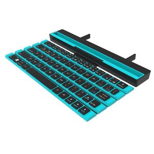 Laptop Accessories Portable Mini Folding <strong>BT</strong> Wireless <strong>Keyboard</strong> <strong>Foldable</strong> Wireless Keypad for Tablet Smartphone Iphone Laptop Ipad - Product Image 3
