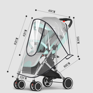 2025 New Arrival Waterproof Baby Stroller <strong>Rain</strong> <strong>Cover</strong> - Durable, Portable, and Multi-functional for All Weather Protection - Product Image 4