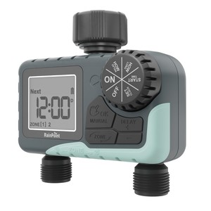 Baldr雨点ITV205 2区水计时器，带有下一个灌溉计划，提醒各地灌溉功能 - Product Image 1
