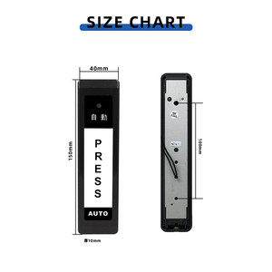 Premere il pulsante di uscita interruttore a pulsante apriporta interruttore di rilascio per porta automatica serratura elettrica porta scorrevole elettrica premere uscita Butt - Product Image 5