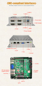 Procesador de cuatro núcleos j1900 Mini PC industrial con sistema operativo Windows 10 - Product Image 4