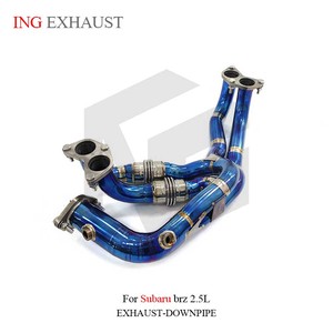 Yüksek kaliteli titanyum alaşımlı egzoz sistemi başlıkları Subaru Brz 2.5L için yüksek akış performansı ile otomatik dönüm boru parçaları - Product Image 4