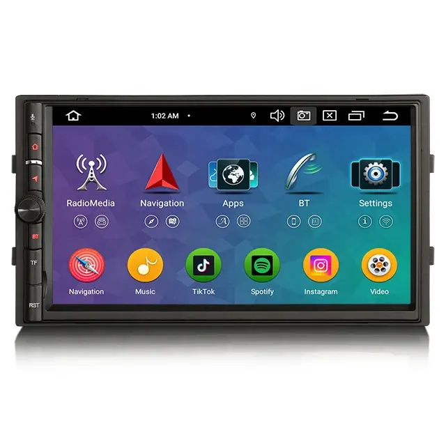 Erisin ES6736U Android 13.0 Universal 2 Din / Nissan Auto-Multimedia Stereo GPS Navigation CarPlay Autoradio Autoradio Gps