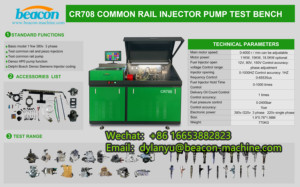 Banco prova multifunzione Common Rail banco prova pompa iniettore Common Rail CR708