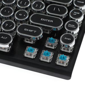 83 Key USB + BT Dual Mode Mechanical <strong>Keyboard</strong> Retro Keycap Detachable Switch Rainbow <strong>Backlight</strong> <strong>Keyboard</strong> - Product Image 4