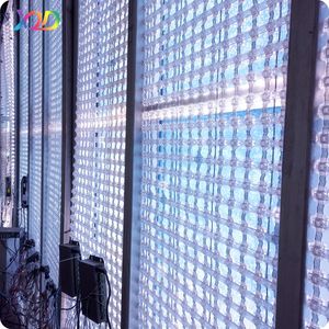 OEM卸売XQDRGBWディスプレイRGBWS2811防水IP67屋外広告Ledメッシュスクリーン