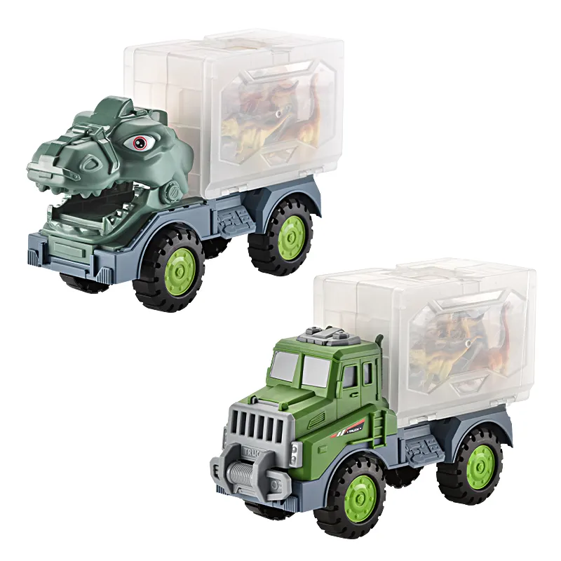 Лидер продаж, динозавр, автомобиль, инженерные игрушки для хранения автомобилей с динозаврами, яйца, портативные игрушки для динозавров.