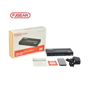 Matriz VGA Fjgear de 2 entradas y 2 salidas, entrada de señal VGA bidireccional al mismo tiempo boradwidth 250MHz 1080p - Product Image 4