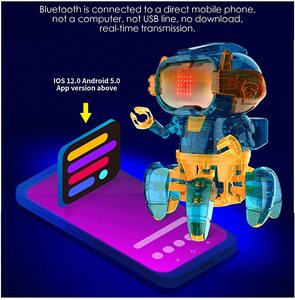 Kök programlama kodlama robotu DIY elektronik robot akıllı oyuncaklar çocuk bilim eğitimi robot oyuncaklar