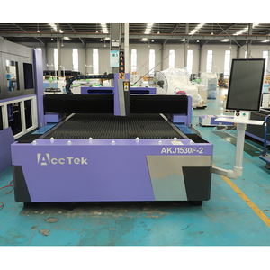 金属および非金属レーザー切断機4x3フィット2kwレーザー切断機CO2レーザーカッター付き - Product Image 2