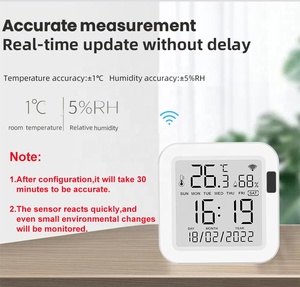 Sensor Digital de humedad y temperatura, higrómetro, termómetro con pantalla LCD, WiFi, Alexa, Google Home - Product Image 5