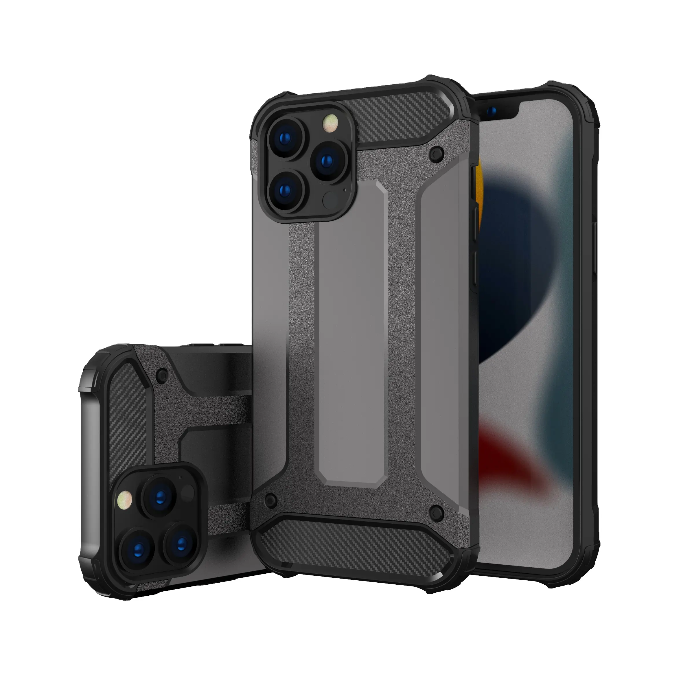 Coque de protection antichoc pour téléphone portable ultra robuste pour iPhone 14 15 pro max