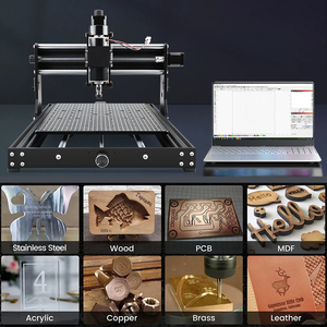 最新升级500瓦主轴路由器CNC4030Pro数控机床数控路由器数控铣床木质铝支架4轴