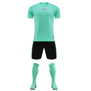 Высококачественные голубые футбольные майки, настраиваемый Топ тайского производителя, оптовая цена для футбольной спортивной одежды