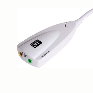 External <strong>USB</strong> Sound <strong>Card</strong> 7.1 Adapter 5HV2 <strong>USB</strong> to 3D CH Sound <strong>Card</strong> Adapter with 3.5mm Headphone Mic Jack for Laptop PC - Product Image 4