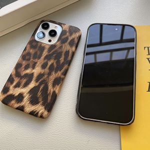 Leopardスキンプリント超薄型PUレザーカバー携帯電話ケースforApple iPhone 11 to 16 Promax - Product Image 4