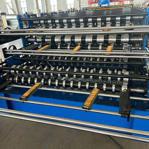 Cao hiệu quả chống mài mòn auto-bôi dầu thép mái ngói làm cuộn tạo thành máy với động cơ & động cơ PLC điều khiển - Product Image 2