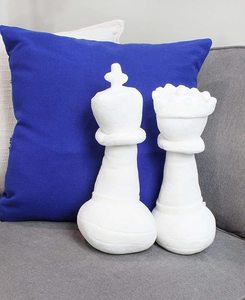 Factory Custom <strong>Plush</strong> Chess Pieces King and <strong>Queen</strong> Stuffed Toy Chess Game Figures - Product Image 2