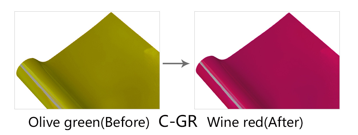 C-GR Olive green-Wine red