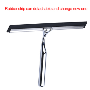 Vòi hoa sen giống cây chổi cửa sổ gạt nước 10 ''inch có thể tháo rời dải cao su 10'' inch kính xe gạt nước làm sạch công cụ <span class=keywords><strong>scraper</strong></span> showroom nhà bếp - Product Image 2