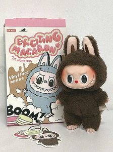 Original Authentic Popmart Labubu the Monsters Exciting Macaron Have a Seat Blind <strong>Box</strong> Figure <strong>Plush</strong> Doll Cute Toys Mystery Boxes - Product Image 4