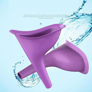 Silikon portabel perempuan berdiri perangkat kencing lembut kencing wanita Toilet Toilet untuk berkemah produk kebersihan feminin - Product Image 3