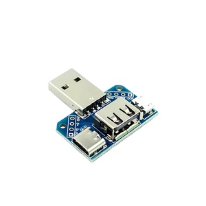 Scheda adattatore USB da maschio a femmina a Micro USB a tipo C 4P 2.54mm presa diretta - Product Image 1